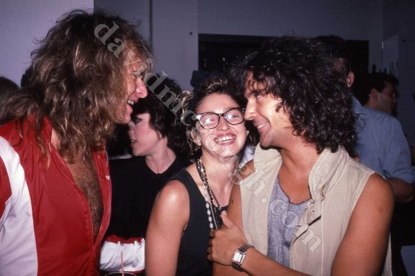 Madonna, David Lee Roth, Billy Squire NYC cliff