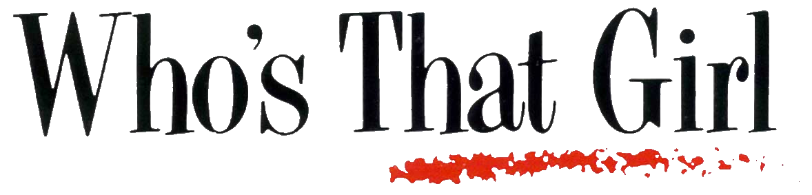 Who's That Girl - Logo 1