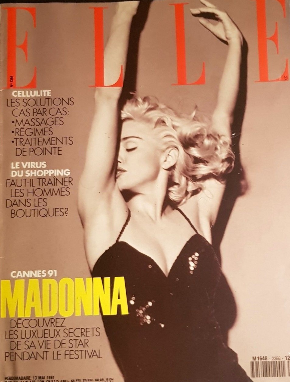 ON THE COVER: «ELLE» (FRANCIA) – MAYO 1991 – DIVINA MADONNA