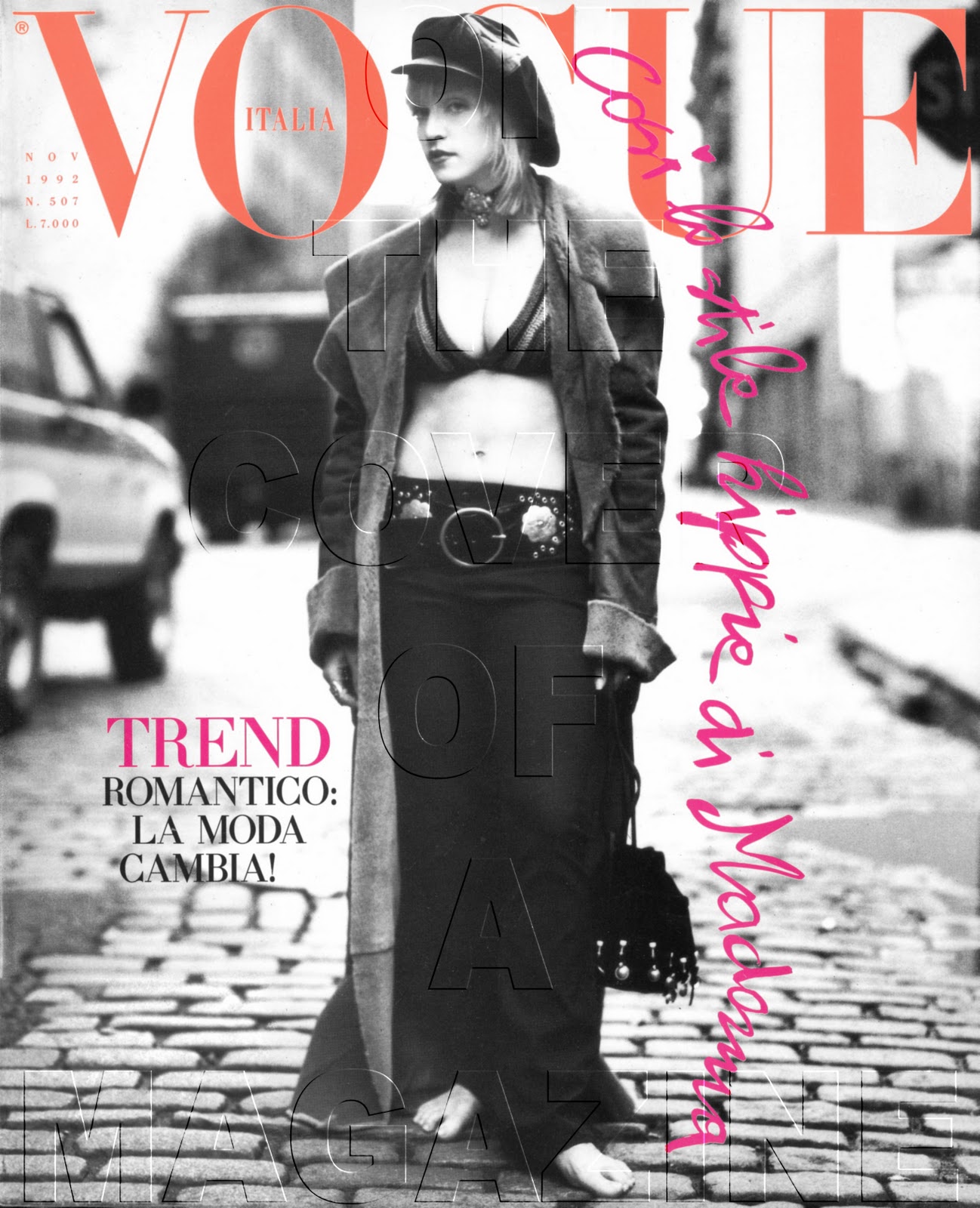 ON THE COVER: «VOGUE» (ITALIA) – NOVIEMBRE 1992 – DIVINA MADONNA