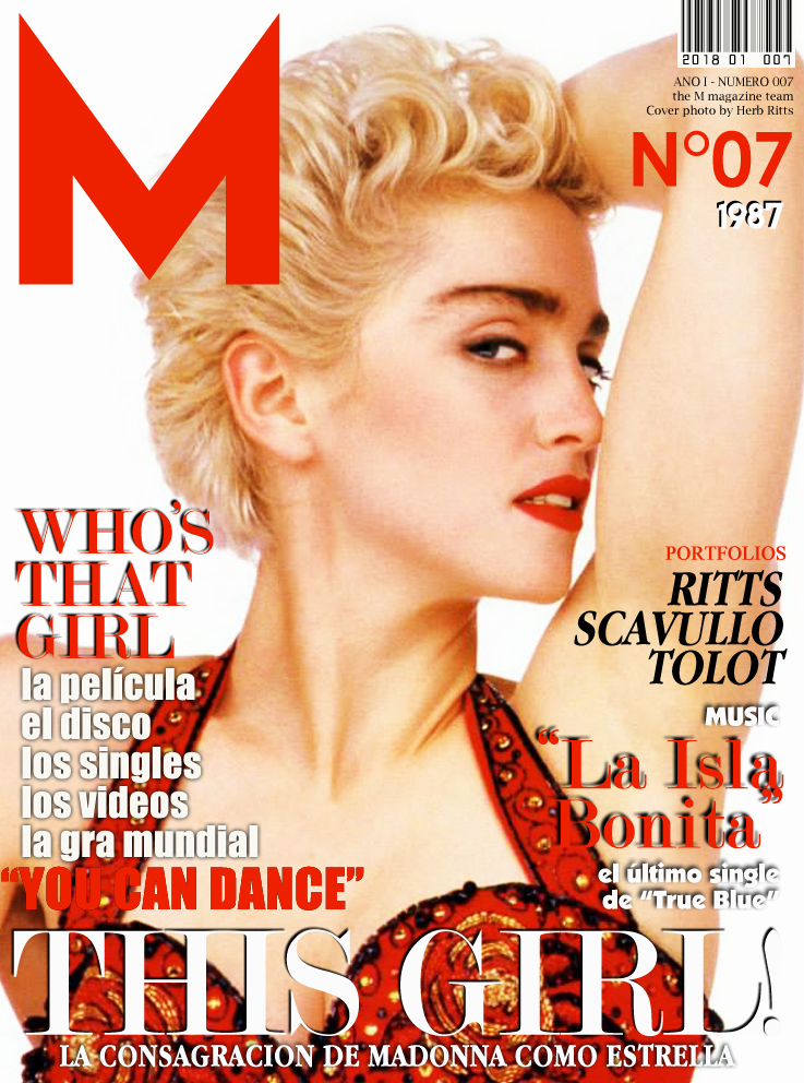 ON THE COVER: «GLAMOUR» (ITALIA) – NOVIEMBRE 1992 – DIVINA MADONNA