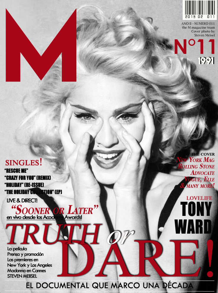 ON THE COVER: «GLAMOUR» (FRANCIA) – NOVIEMBRE 1992 – DIVINA MADONNA