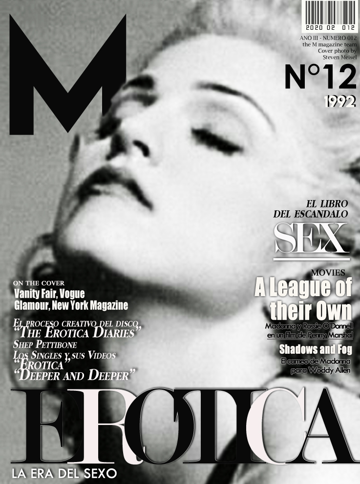 ON THE COVER: «GLAMOUR» (FRANCIA) – NOVIEMBRE 1992 – DIVINA MADONNA