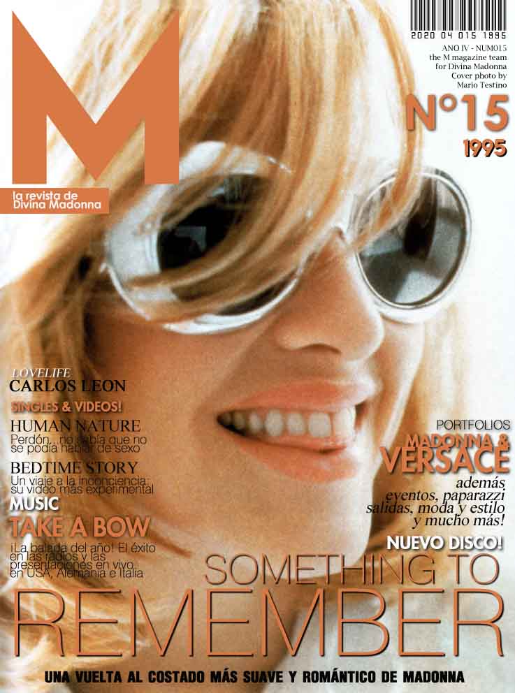 ON THE COVER: «GLAMOUR» (FRANCIA) – NOVIEMBRE 1992 – DIVINA MADONNA