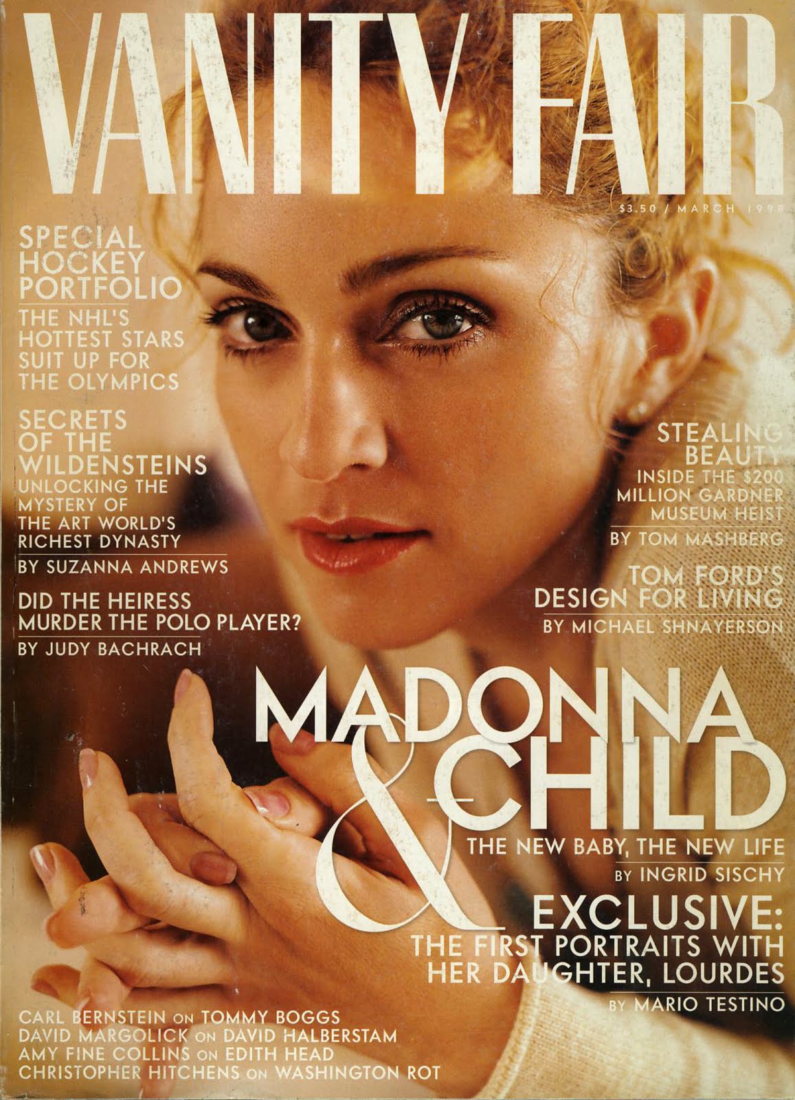 ON THE COVER: «VANITY FAIR» (USA) – MARZO 1998 – DIVINA MADONNA