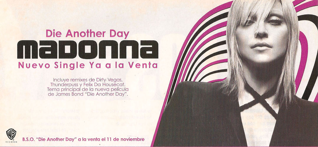 DIE ANOTHER DAY» – DIVINA MADONNA