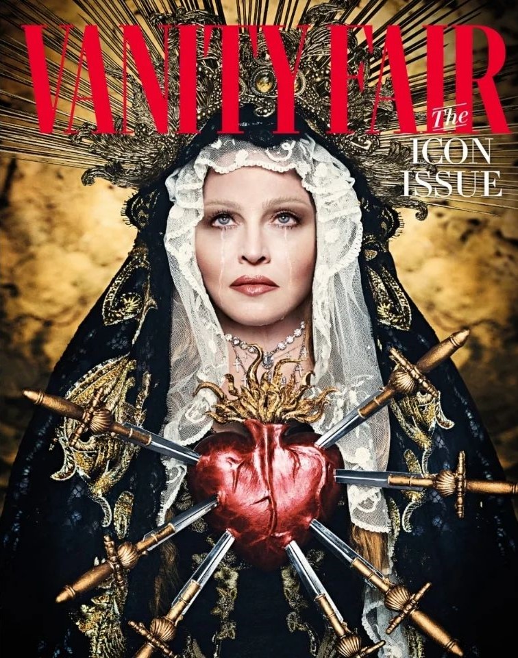 ON THE COVER: «VANITY FAIR» (EUROPA) – ENERO 2023 – DIVINA MADONNA