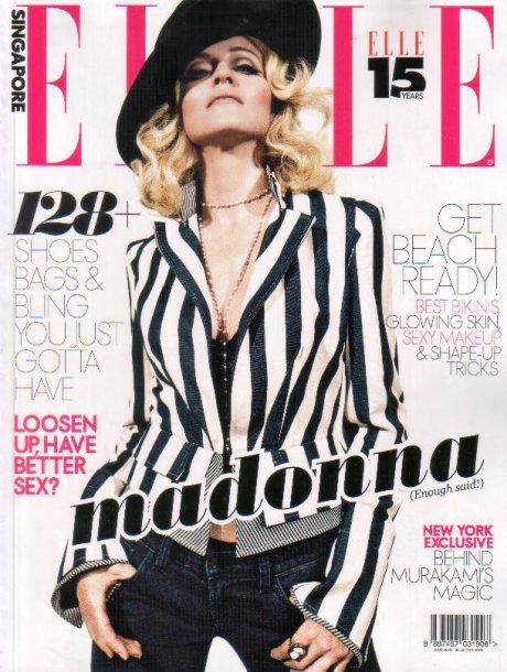 ON THE COVER: «ELLE» (VARIOS) – MAYO 2008 – DIVINA MADONNA