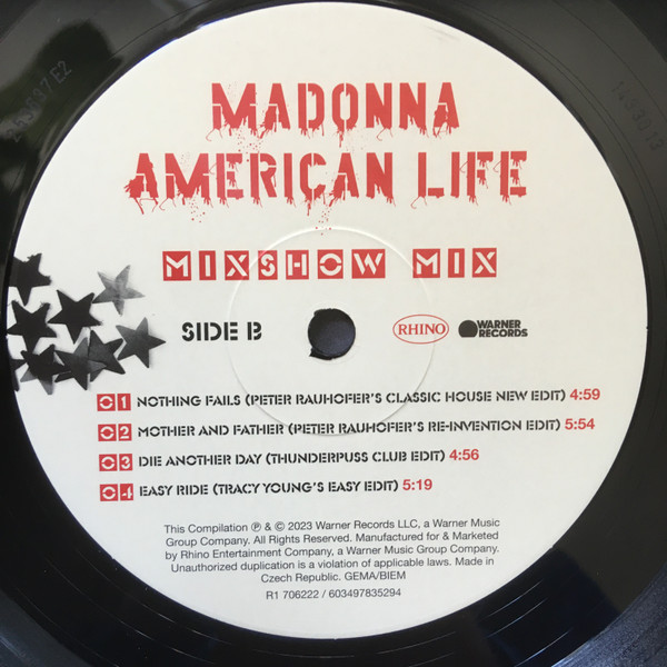 AMERICAN LIFE» MIXSHOW MIX EP – DIVINA MADONNA
