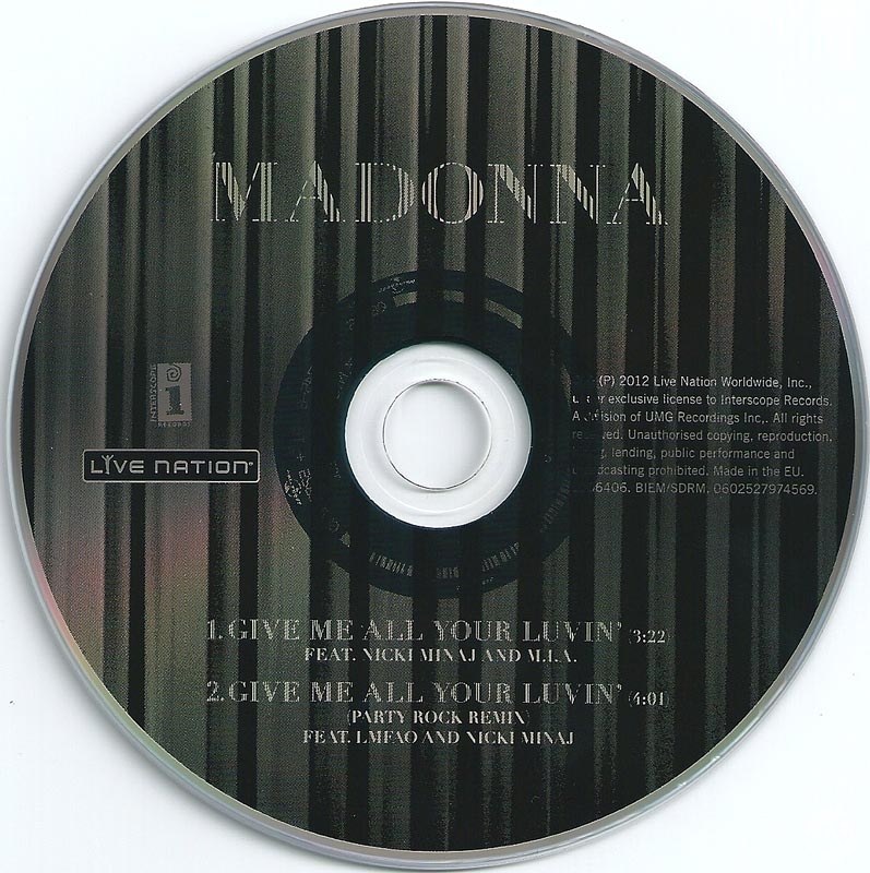 GIVE ME ALL YOUR LUVIN'» – DIVINA MADONNA