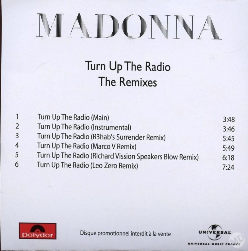 TURN UP THE RADIO» – DIVINA MADONNA