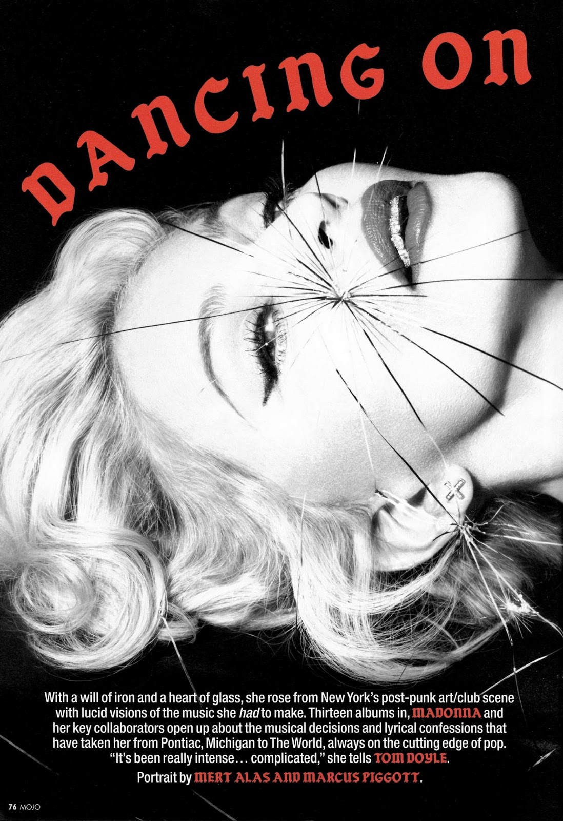 ON THE COVER: «MOJO» (USA) – ENERO 2015 – DIVINA MADONNA