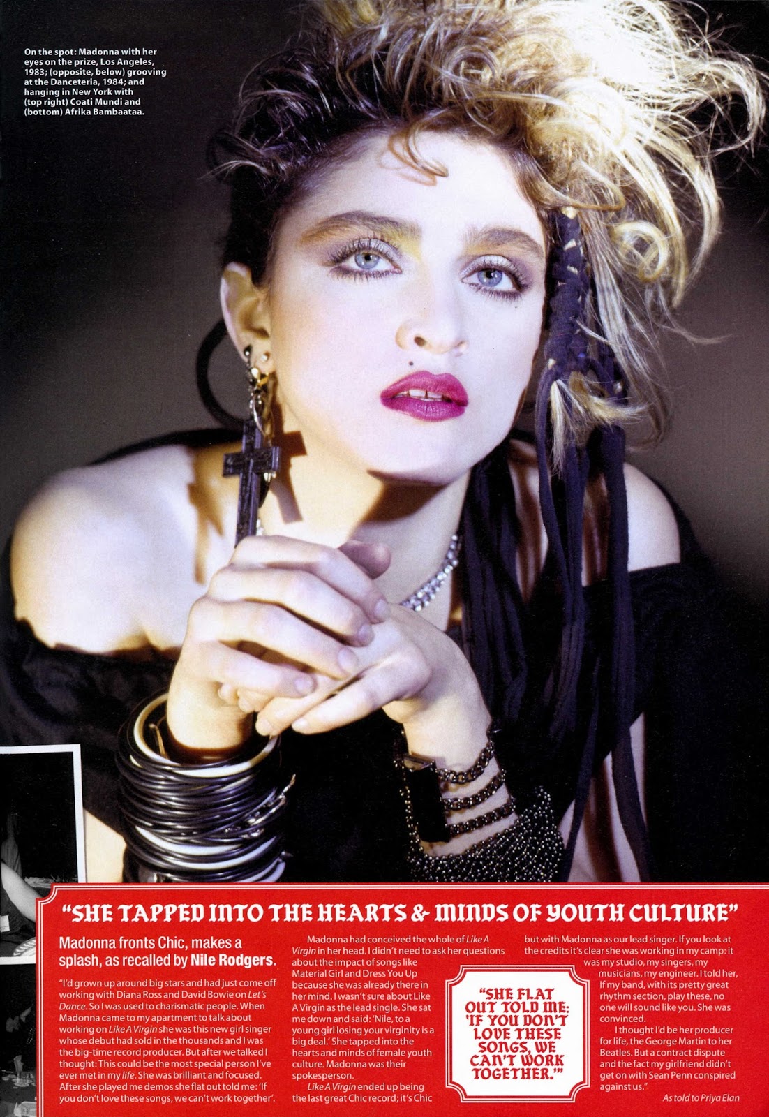 ON THE COVER: «MOJO» (USA) – ENERO 2015 – DIVINA MADONNA