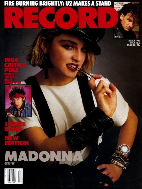 ON THE COVER: «RECORD» (USA) – MARZO&nbsp;1985